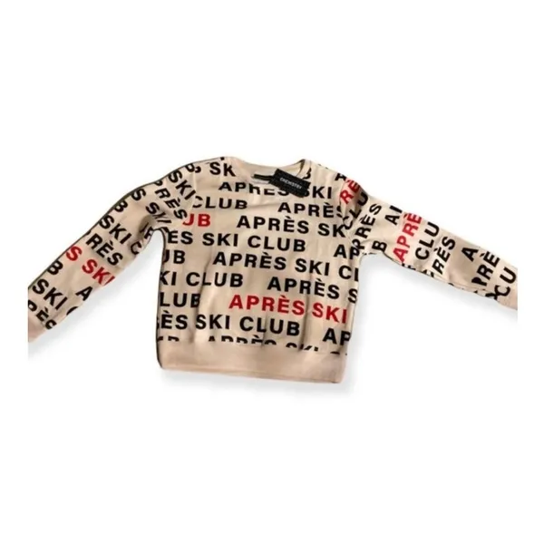 Chemistry Après Ski Club Crewneck Sweatshirt NWT Ski Core Aspen Cabin Cozy Lounge Wear - Image 9