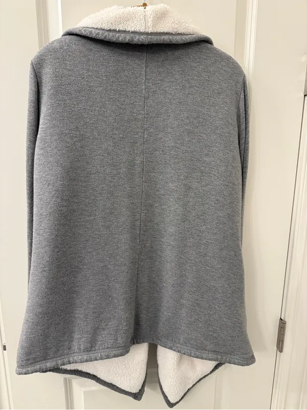 Ugg Faux Shearling Shawl Cardigan Size Small - Image 4