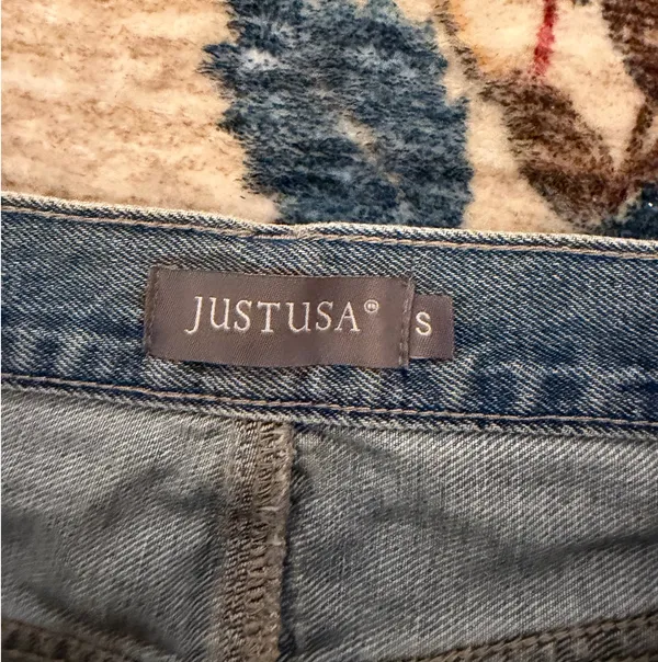 Just USA Denim Maxi Skirt - Image 3