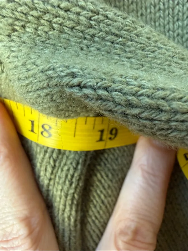 Madewell Eaton Merino Wool Cotton Sweater Green Moss - Image 5