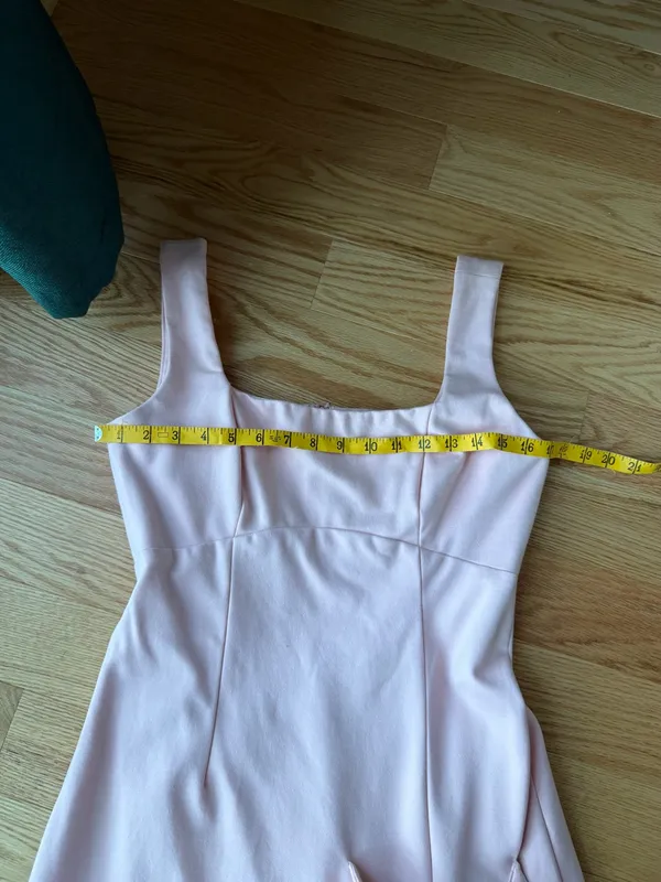 ELLIATT Pink Bow Mini Dress Size Medium Square Neck Party Dress - Image 9