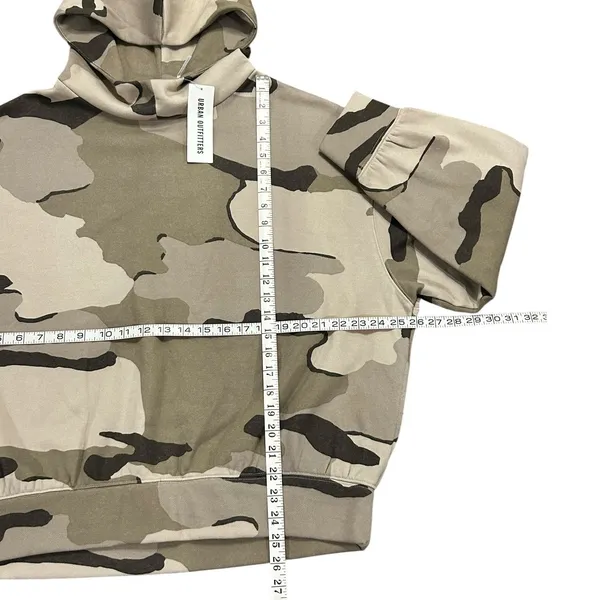 Urban Outfitters Out From Under Camo Hoodie Cropped Oversized Streetwear Y2K - Image 3