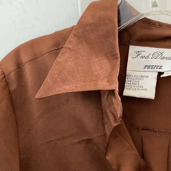 FINAL MARKDOWN Fred David blouse 4p - Image 4