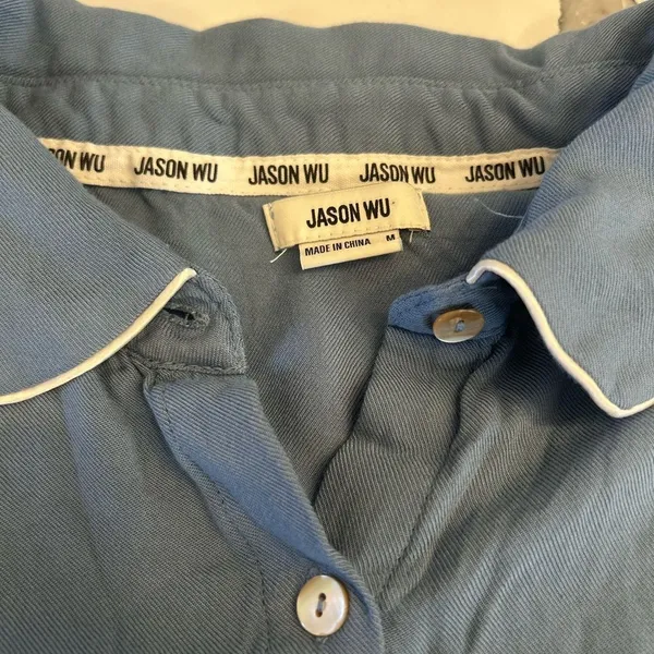 Jason Wu Blue Lounge Set with White Details - Image 3