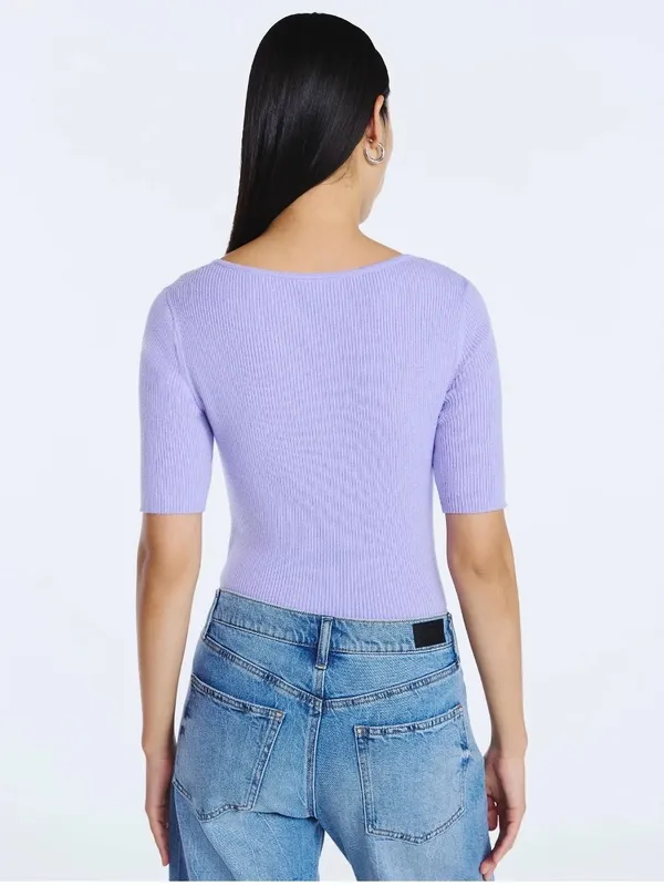 NWT Scoop Square Neckline Cardigan Sweater, XS - Image 3