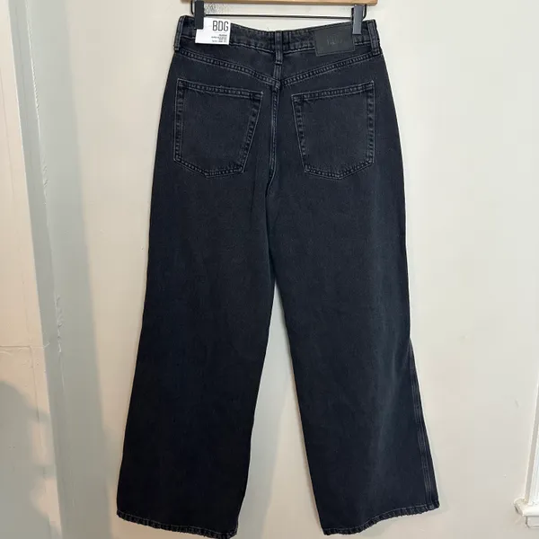 NWT - Urban Outfitters Puddle High Waist Denim Wide Leg Jean Goth Grunge - Image 6