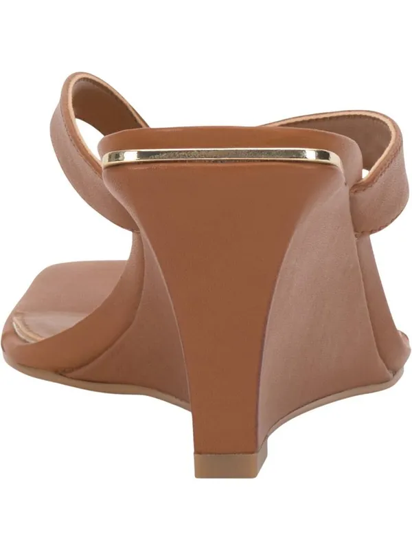 NWT Vince Camuto Cianna Thong Wedge Sandals VC-CIANNA Golden Walnut Brown 7M - Image 2