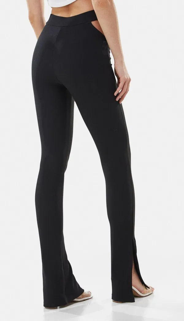 flare cut out leggings soft pants - Image 5