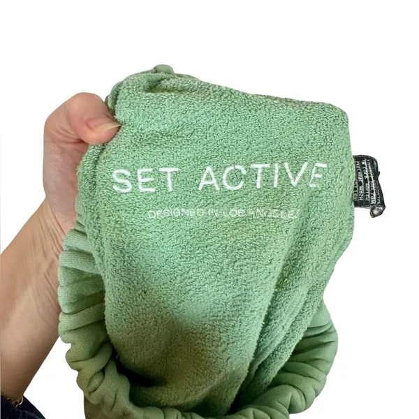 SET Active Heavy Weight Sweat Shorts in Liberty Green - Image 7