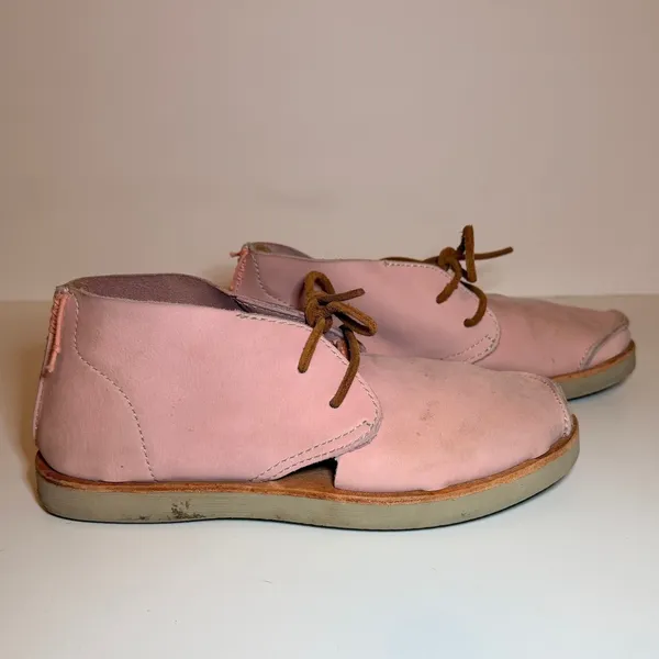 Satorisan Benirras Mid Astex Size 8/39 Leather Lace-Ups Pink Boho Lagenlook‎ - Image 5
