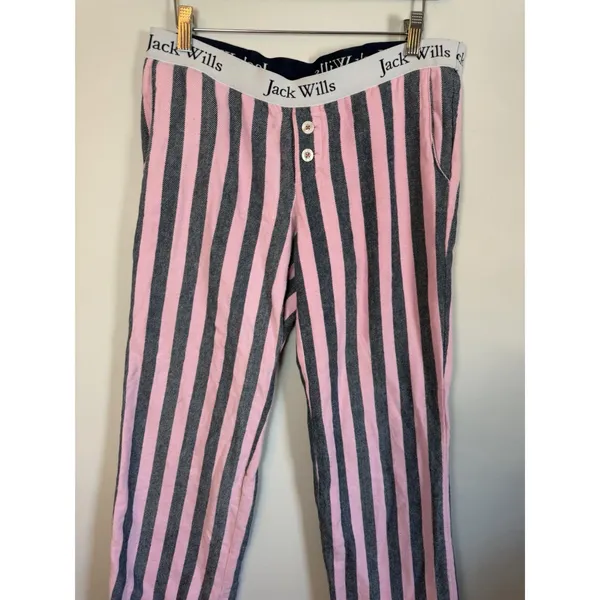 Jack Wills University Outfitters Women's Stripe Pajama bottoms Sz 6 Y2K Vintage - Image 8