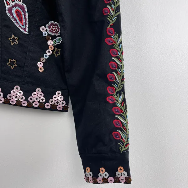 Desigual Ferrara Embroidered Embellished Jacket - Image 7
