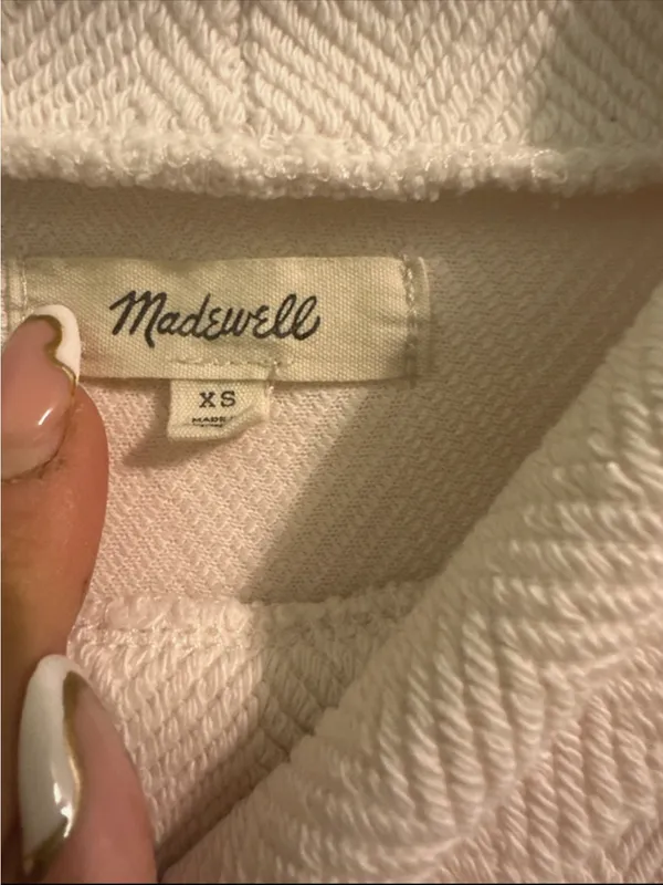 Madewell Cozy Cream Turtleneck Sweater - Image 4