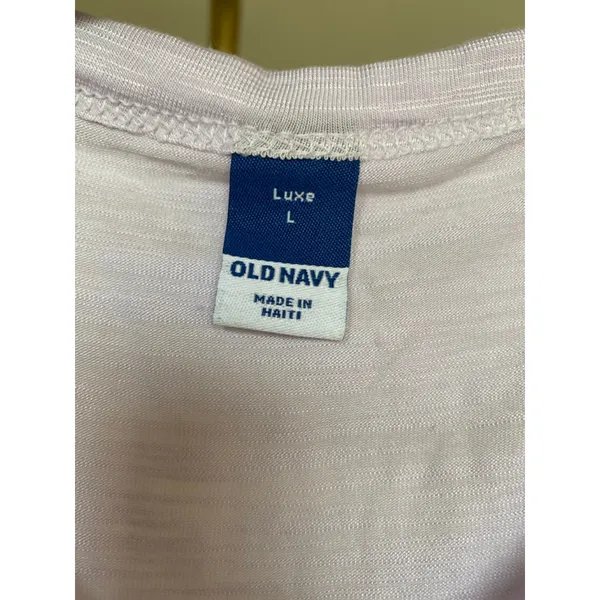 Old Navy Light Purple Luxe Sleeveless Tank Minimalist‎ Lightweight Lounge V Neck - Image 4