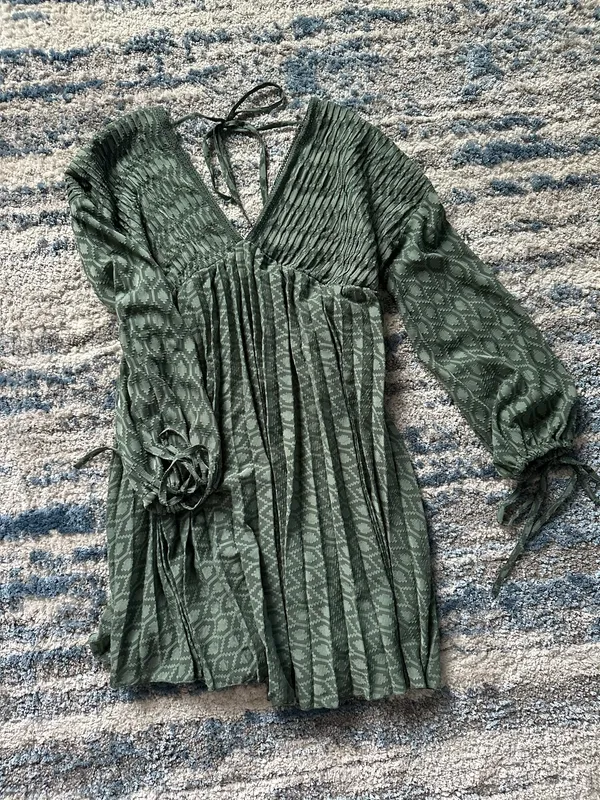 ASOS Green Mini Dress - Image 3