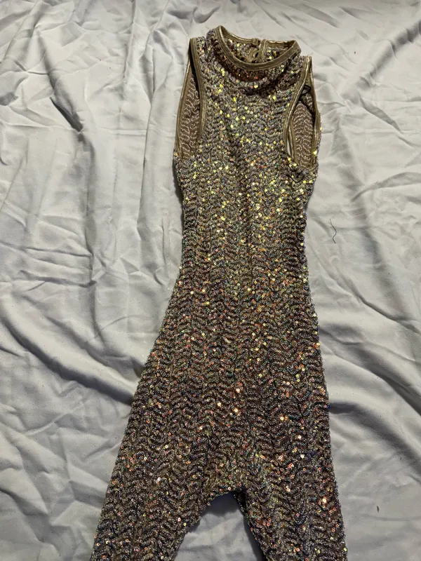 Dolls Kill Club Exx Dazzling Nights Sequin Jumpsuit - Image 3