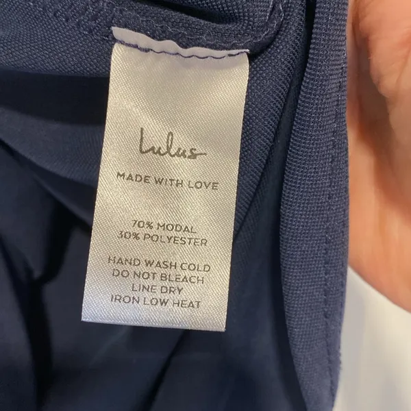 Lulus Like Minded Slate Blue Bodycon Dress Size M Classic Glam - Image 4