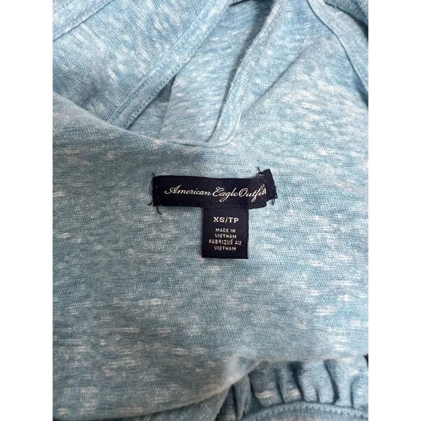 American Eagle Racerback Tank Top Womens X-Small Blue - Image 3