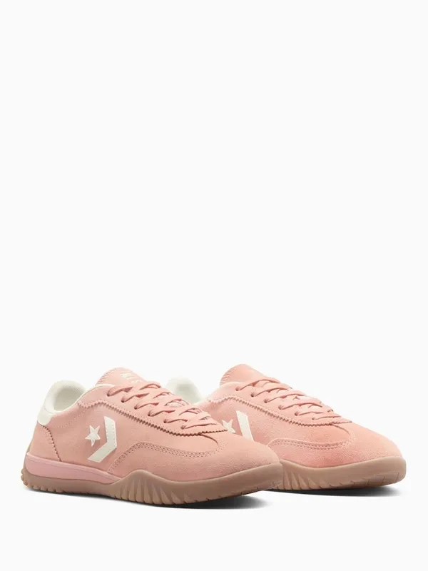 NEW Converse Pink Run Star Low Trainers Suede Lace Up M-8 W-9.5 - Image 7