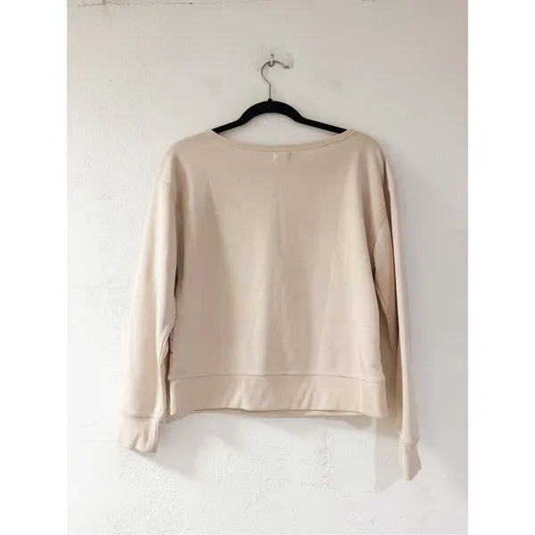 Anthropologie Tiny Helena Embroidered Pullover in Cream Small - Image 3