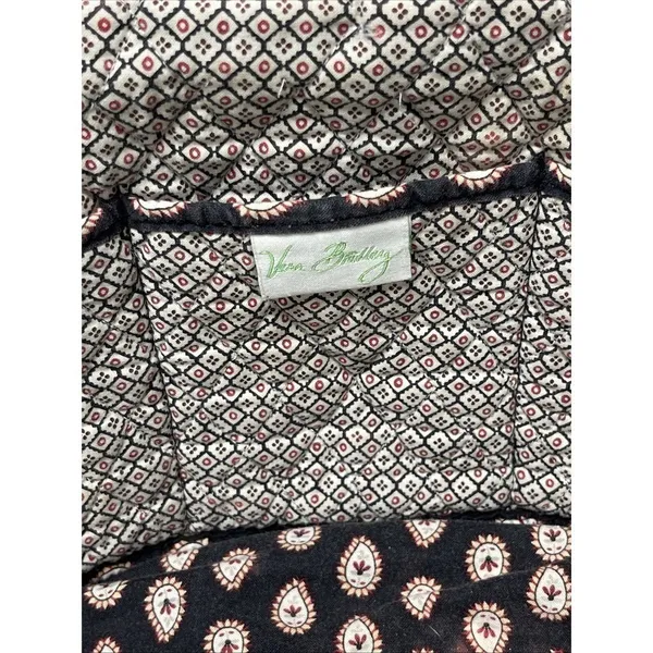 Vera Bradley Quilted Handbag &‎ Hanging Travel Organizer Medallion Print Set - Image 8