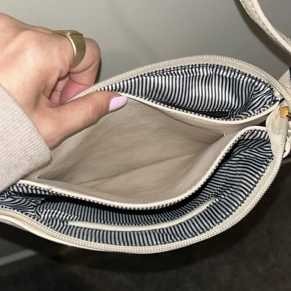 Cream Crossbody Purse Tan - Image 4