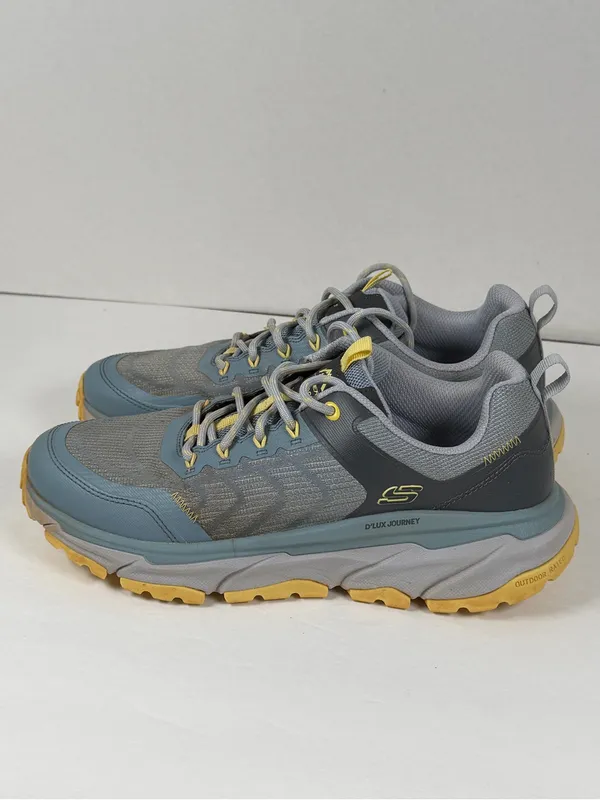 Skechers D’Lux Journey Outdoor Hiking Shoes Women’s US 9 Gray Blue Trail - Image 6