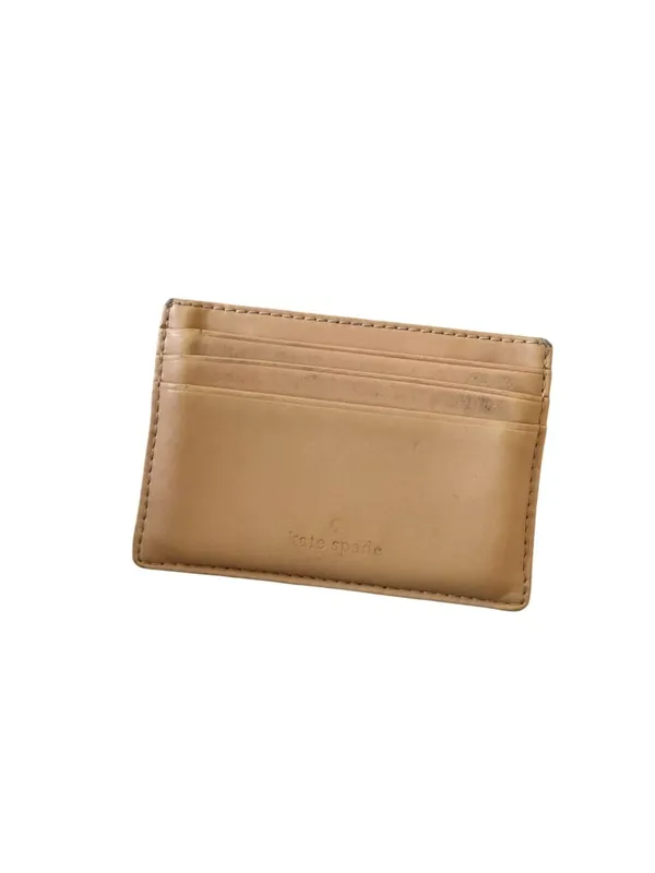 KATE SPADE Black Leather Card Case Holder Wallet - Image 3