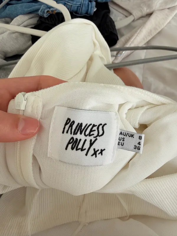 Princess Polly Maxi Dress White - Image 3