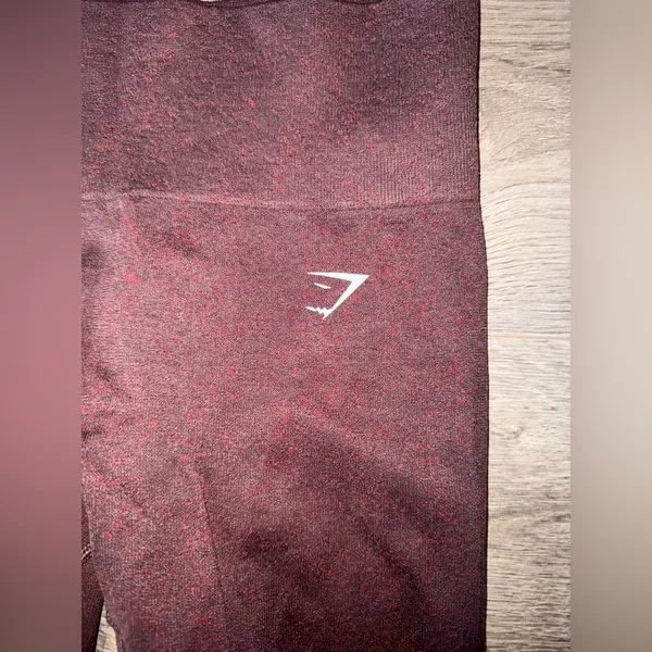 Gymshark Vital Seamless 2.0 Leggings in Gs Rich Maroon MARL - Image 4