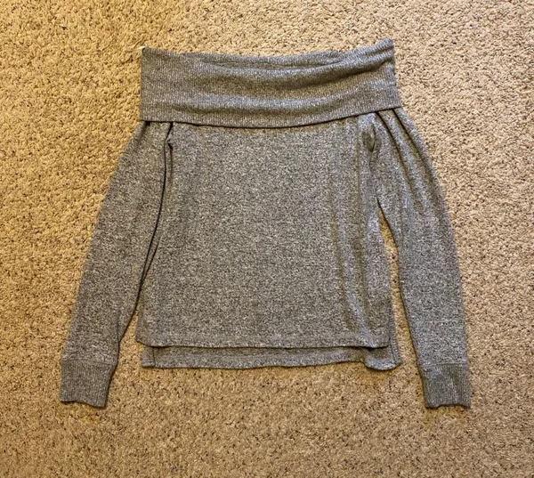 ‼️Abercrombie Cozy Off-the-Shoulder Lightweight Sweater Top‼️ - Image 5