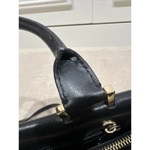 Michael Kors Tatiana Convertible Satchel Crossbody‎ Handbag Black Leather - Image 16