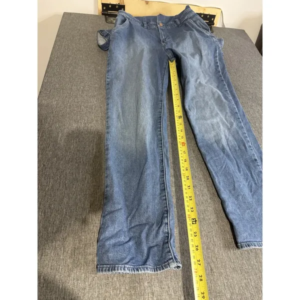 GAP Women's Blue Denim Coverall Jumpsuit Sz 0 Short Sleeve Button Front Pockets - Image 9