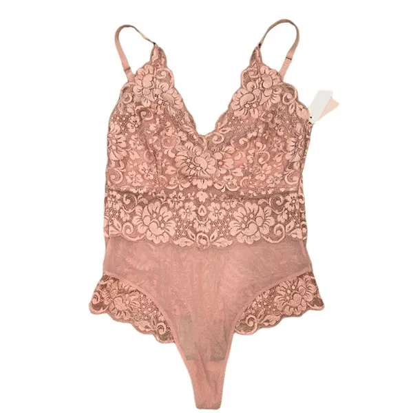 We are Hah Brown Sugar Bodysuit( Size Small) Tan - Image 6