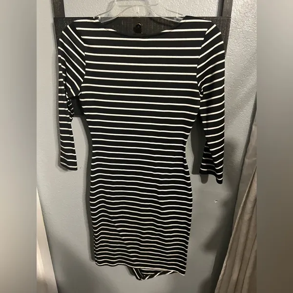Blue S women’s Dress Black - Image 4