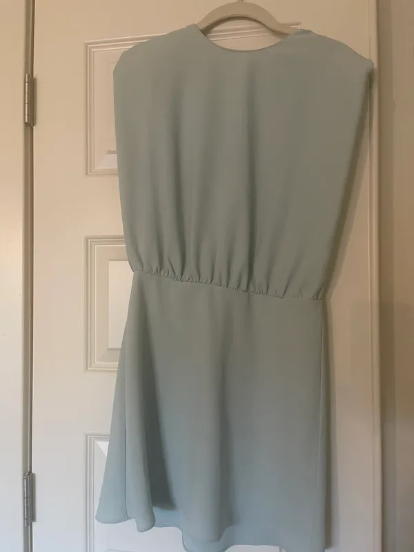 Amanda Uprichard Kent Mini Dress Thyme - Image 5