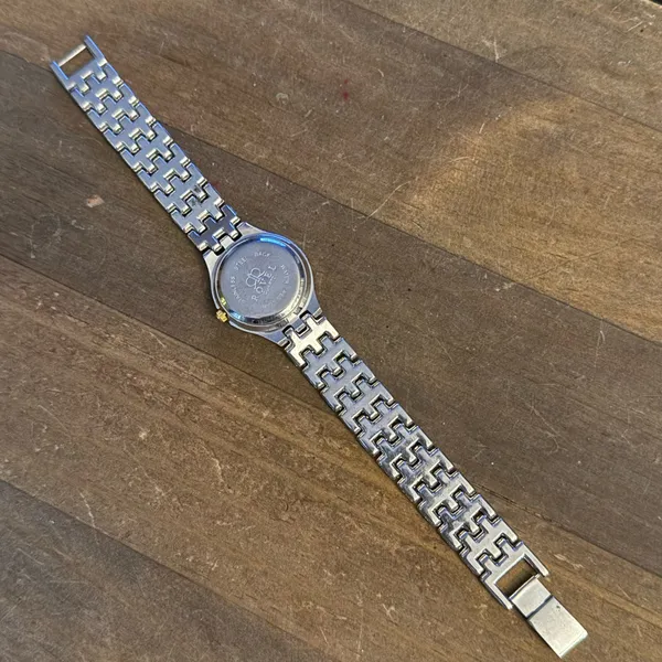 Vintage Rovel two tone quartz watch Gold - Image 4