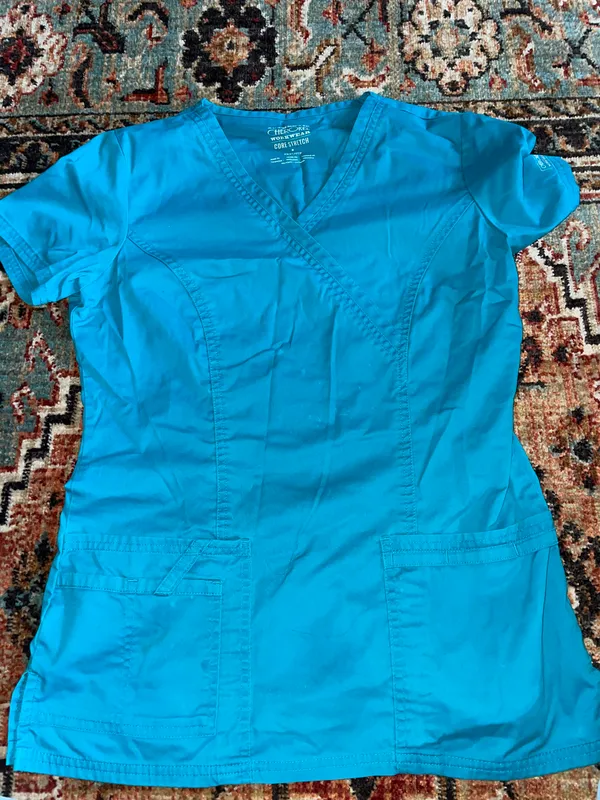 Cherokee Teal Blue Scrubs - Image 2