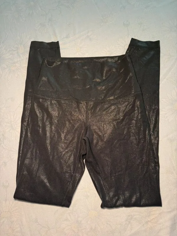 Lululemon Align high Rise Pant 28"- Shine (Radiate Foil Print Black) - Image 4
