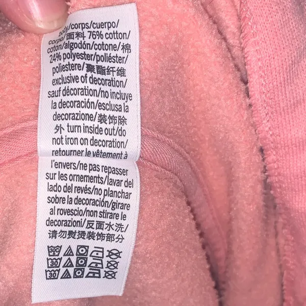 Victoria’s Secret Pink Light Pink Lounge Everyday Full Zip Hoodie Sweatshirt - Image 7