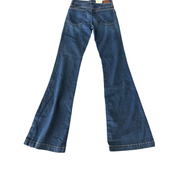 Joie Jeans Nouveau Flare Dark Wash High Rise Denim Size 23 NWT Made in USA - Image 9