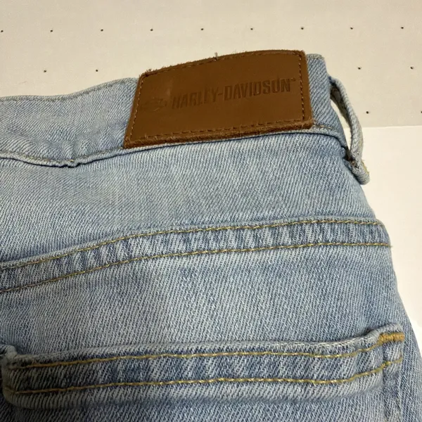 Harley Davidson High Rise Boot Cut Ankle Size 29 Jeans - Image 5