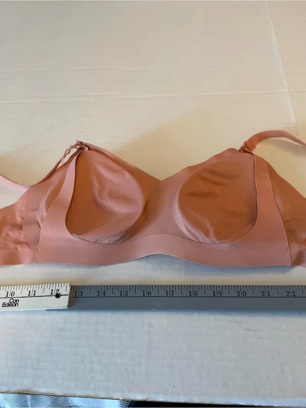 Knix Seamless Wireless Nursing Bra in Terracotta size 4 - Image 6