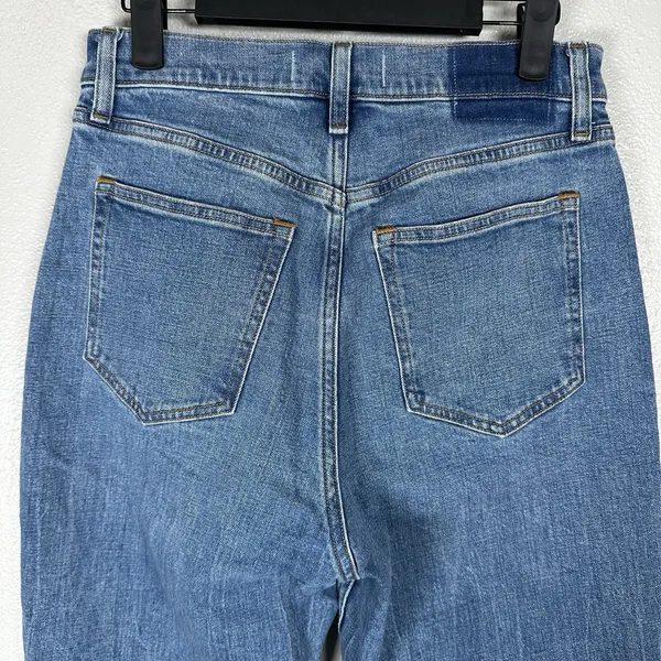 Abercrombie & Fitch The Ankle Straight Ultra High Rise Curve Love Jeans Sz 27/4 - Image 4