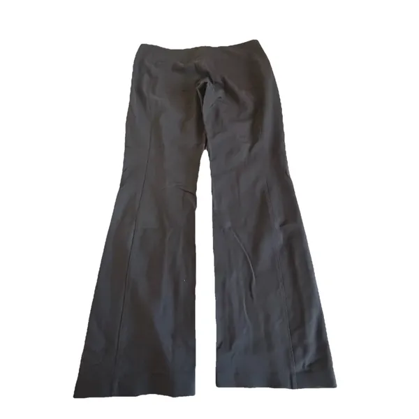 Athleta Move Easy Split Hem Pants Womens 14 Petite Short Black Flare athleisure - Image 6