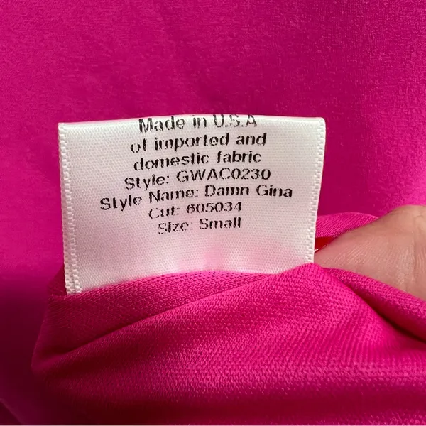 NEW NWT Katie May Damn Gina Low Back Maxi Gown In Electric Pink - Image 12