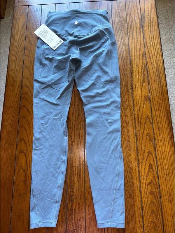 Lululemon Align With Pockets High Rise 28” Steel Blue Size 6 NWT - Image 2
