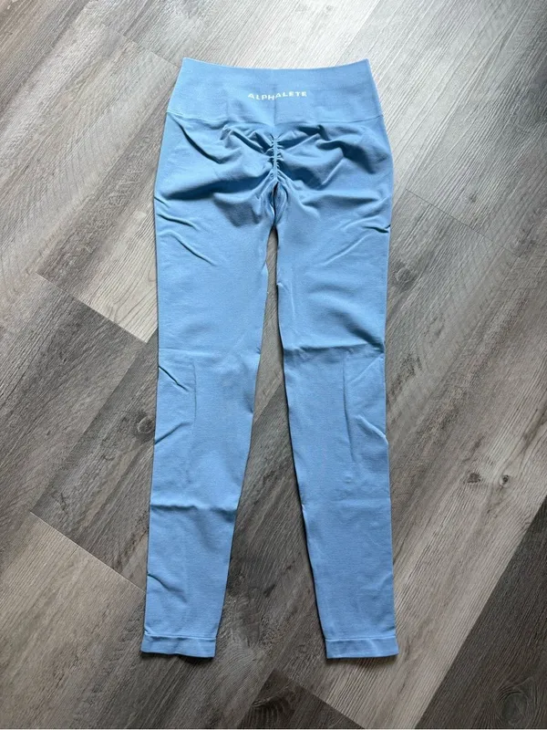 Alphalete Amplify Ultra High Rise Legging NEW Blue Small - Image 5