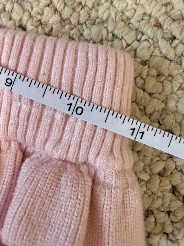 Edikted Pink Ruffle Knit Shorts XS Coquette Bloomers Tiered Y2K Balletcore - Image 5