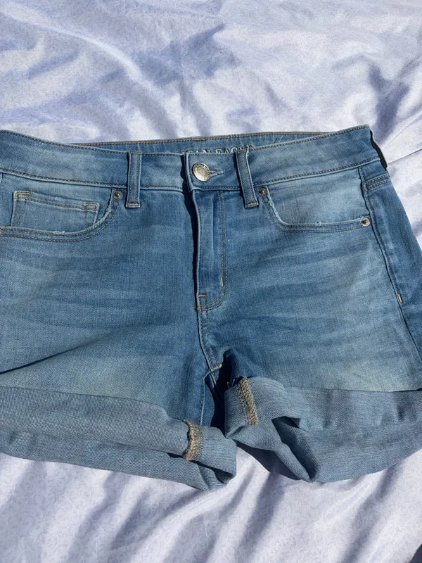 American Eagle midi Jean shorts - Image 2
